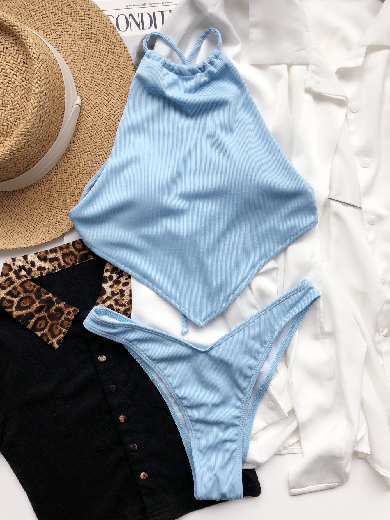 High-waist bikini