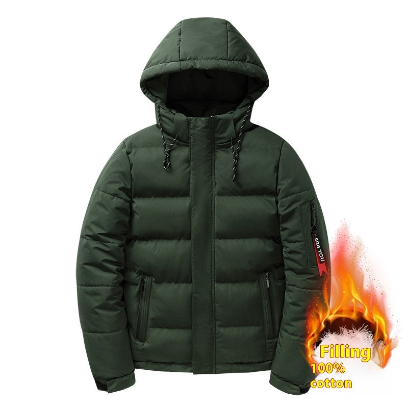 Men's Cotton Loose Velvet Jacket