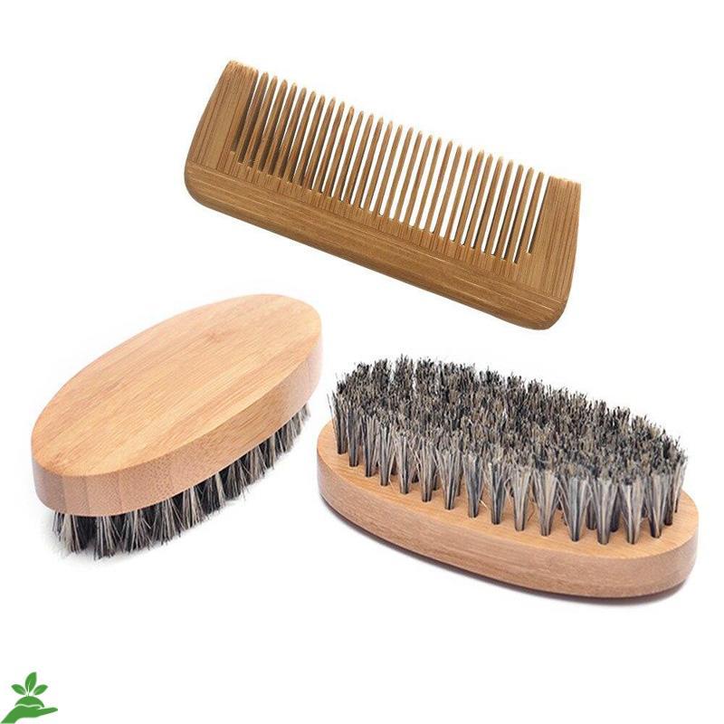 Gritnex Natural Boar Beard Brush