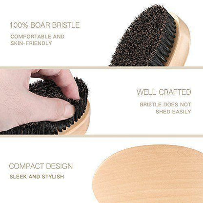 Gritnex Natural Boar Beard Brush
