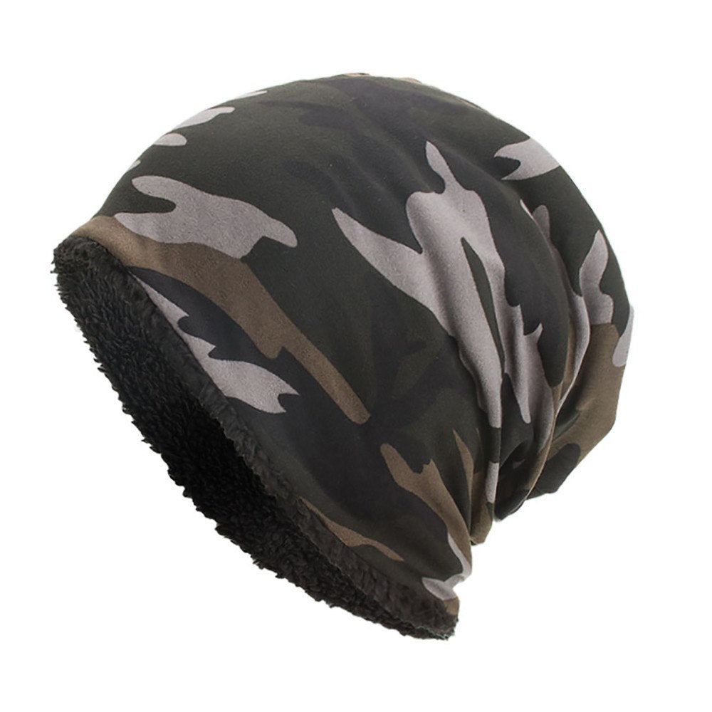 Autumn And Winter New Camouflage Beanie