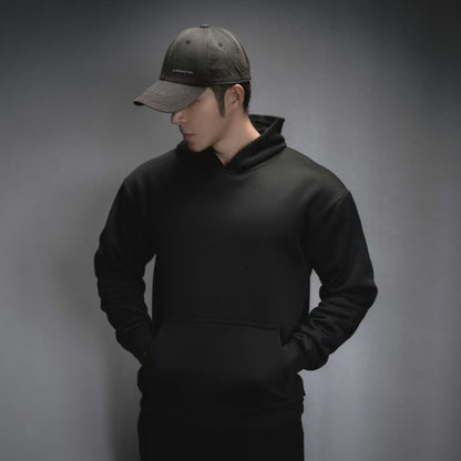 American-style Heavy Polar Fleece Casual Exercise Training Running Hooded Sweater