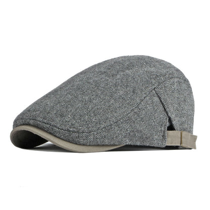 Men Retro Cotton Beret
