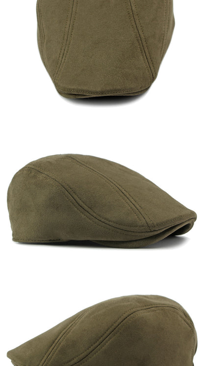 Simple Light Board Suede Hat For Men
