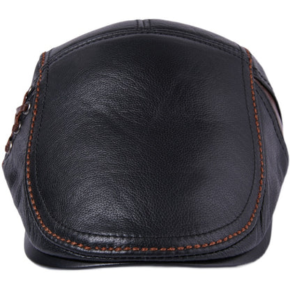 Men's Cowhide Beret  Hat