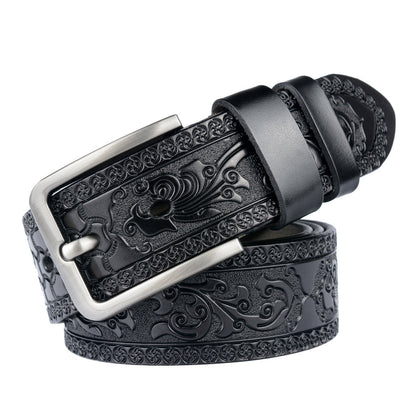 Carved Craft Men's Belt Cattlehide