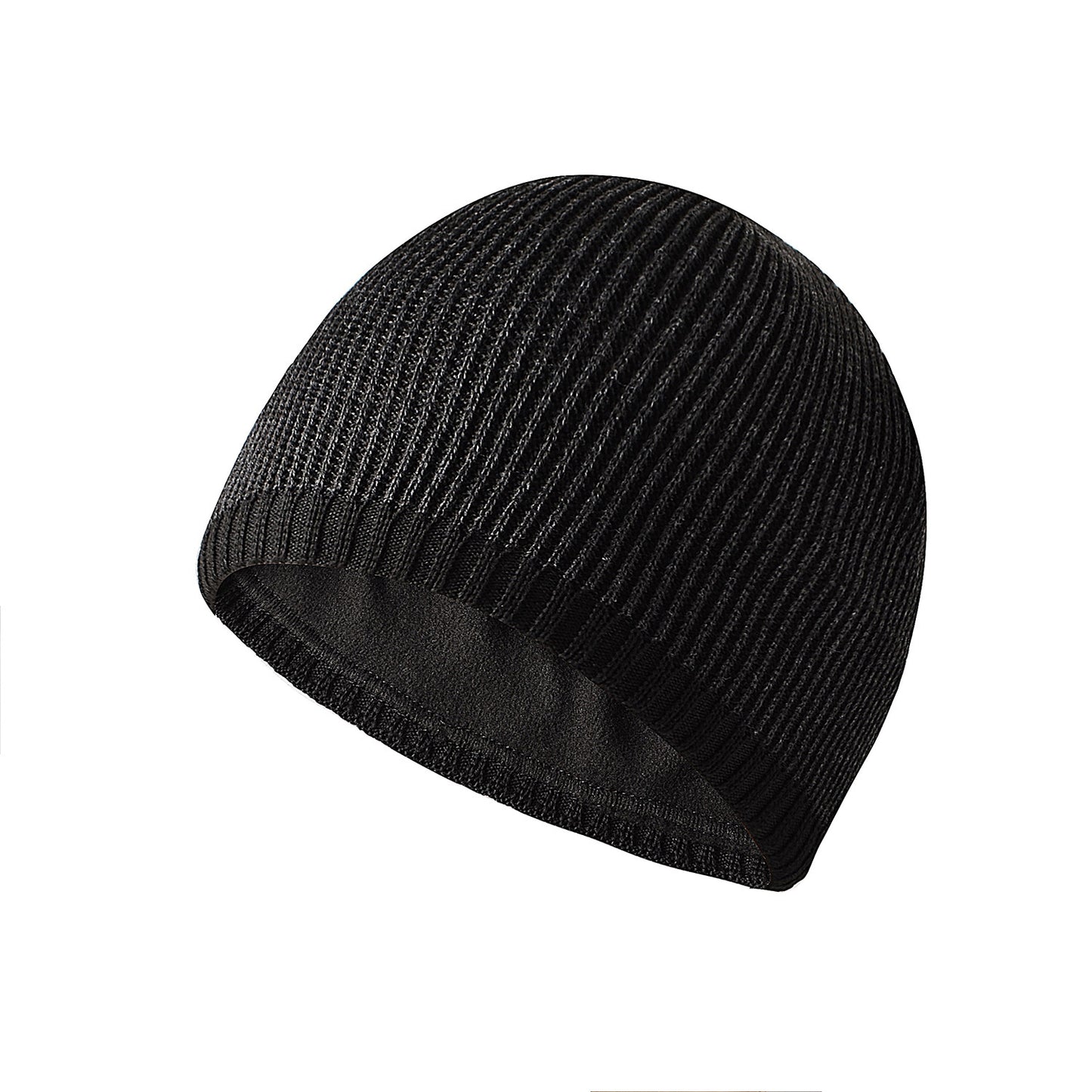 Men's Knitted Hat Two-tone Straight Edge Outdoor Leisure