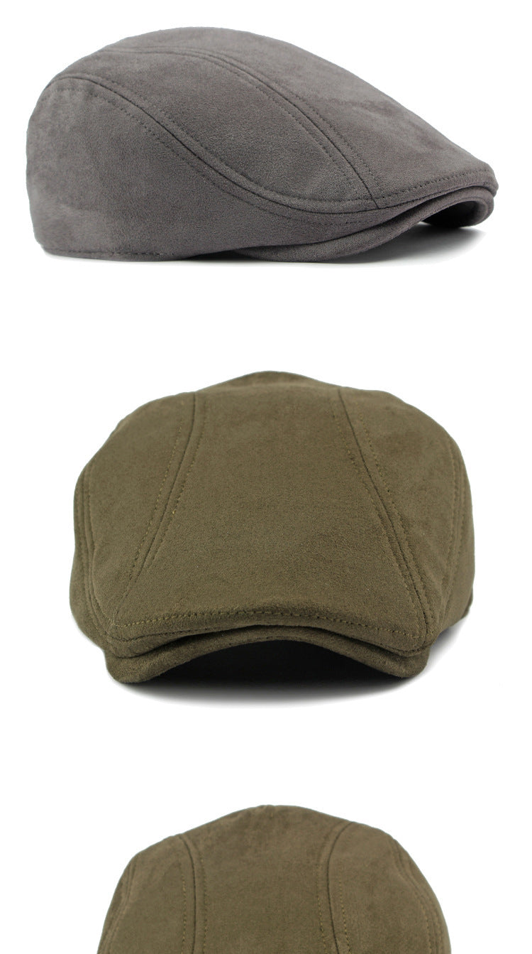 Simple Light Board Suede Hat For Men