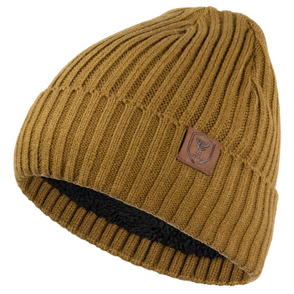 Men's Woollen Cap: Warm Ear Protection for Big Head Sizes