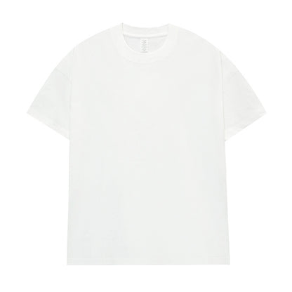 Men's Cotton Seamless Round Neck Short-sleeved T-shirt