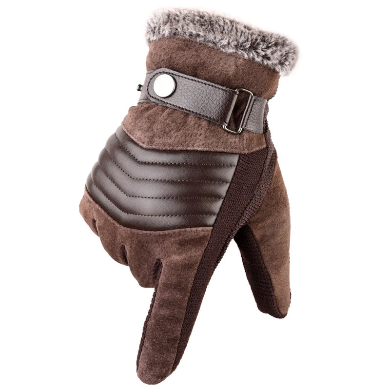 Men's Thickened And Padded Gloves Gloves