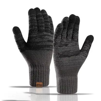 Men  Gloves Thicken Wool Cashmere, Touch Screen.