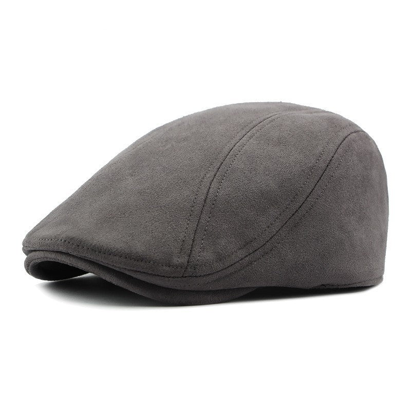 Simple Light Board Suede Hat For Men