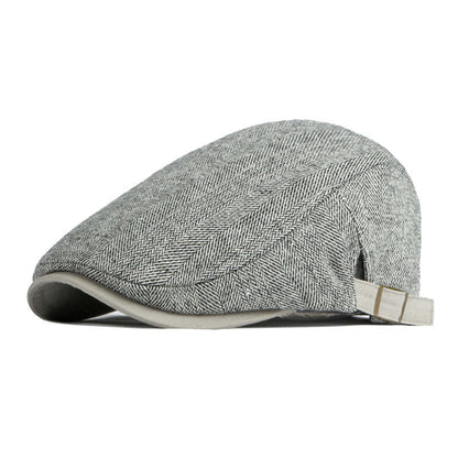 Men Retro Cotton Beret
