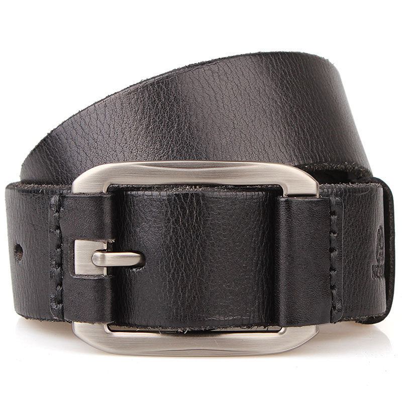 Men's Leather Belt In One Single Layer Leather