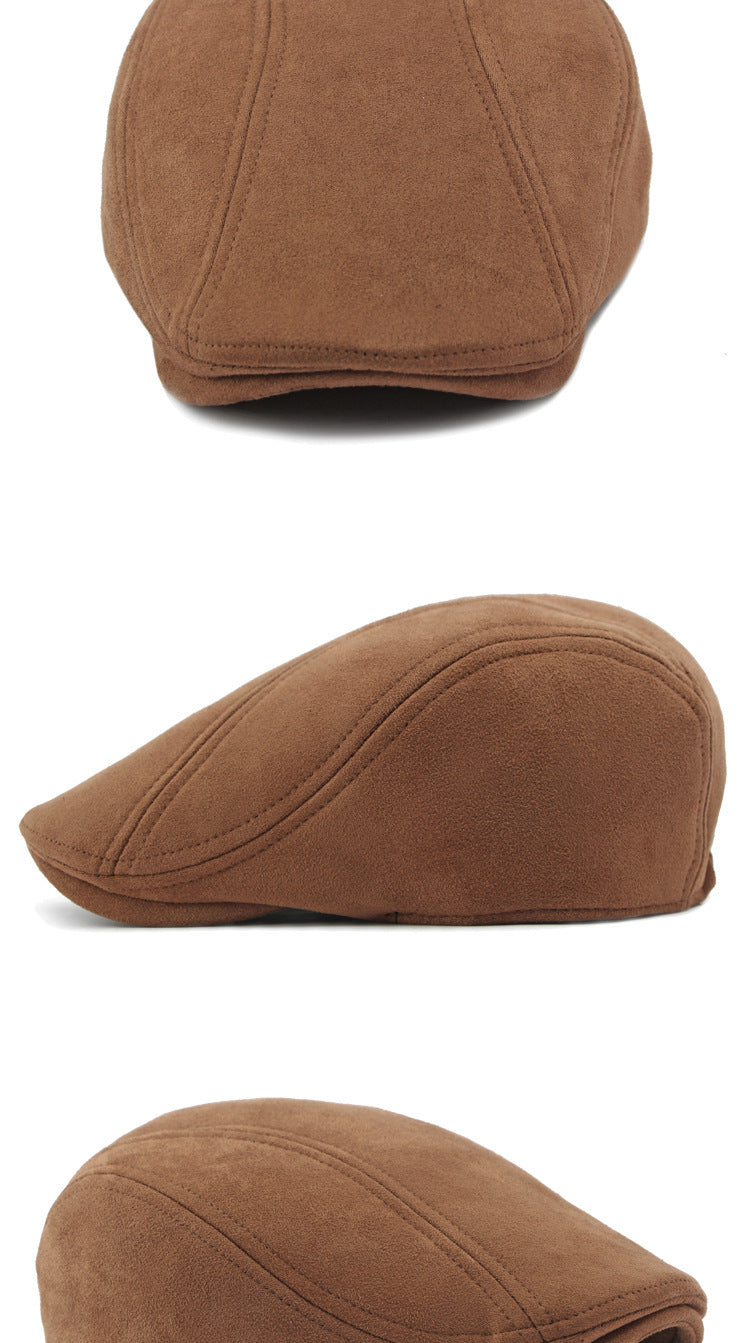 Simple Light Board Suede Hat For Men