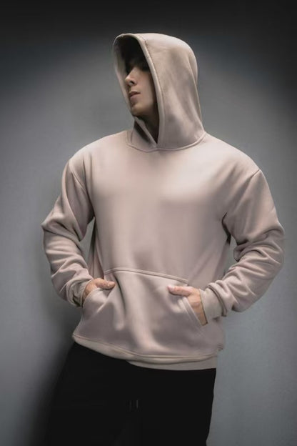 American-style Heavy Polar Fleece Casual Exercise Training Running Hooded Sweater