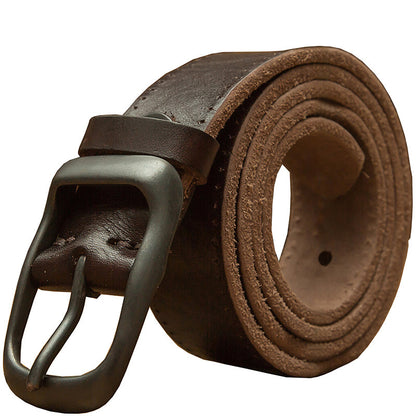 Pin Buckle Head  Pure Genuine Leather
