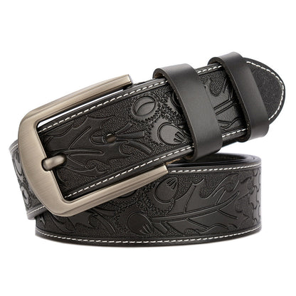 Carved Craft Men's Belt Cattlehide