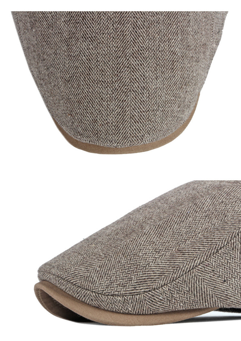 Men Retro Cotton Beret