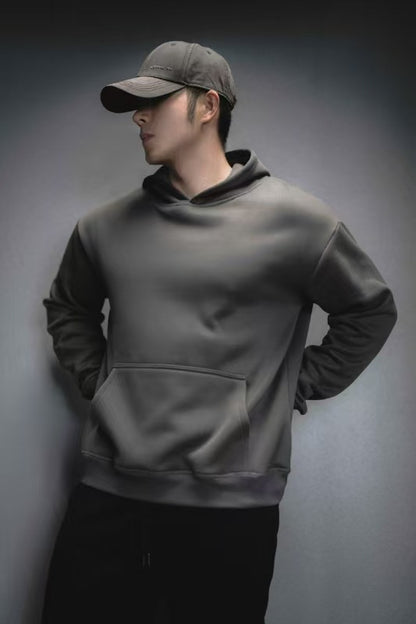 American-style Heavy Polar Fleece Casual Exercise Training Running Hooded Sweater
